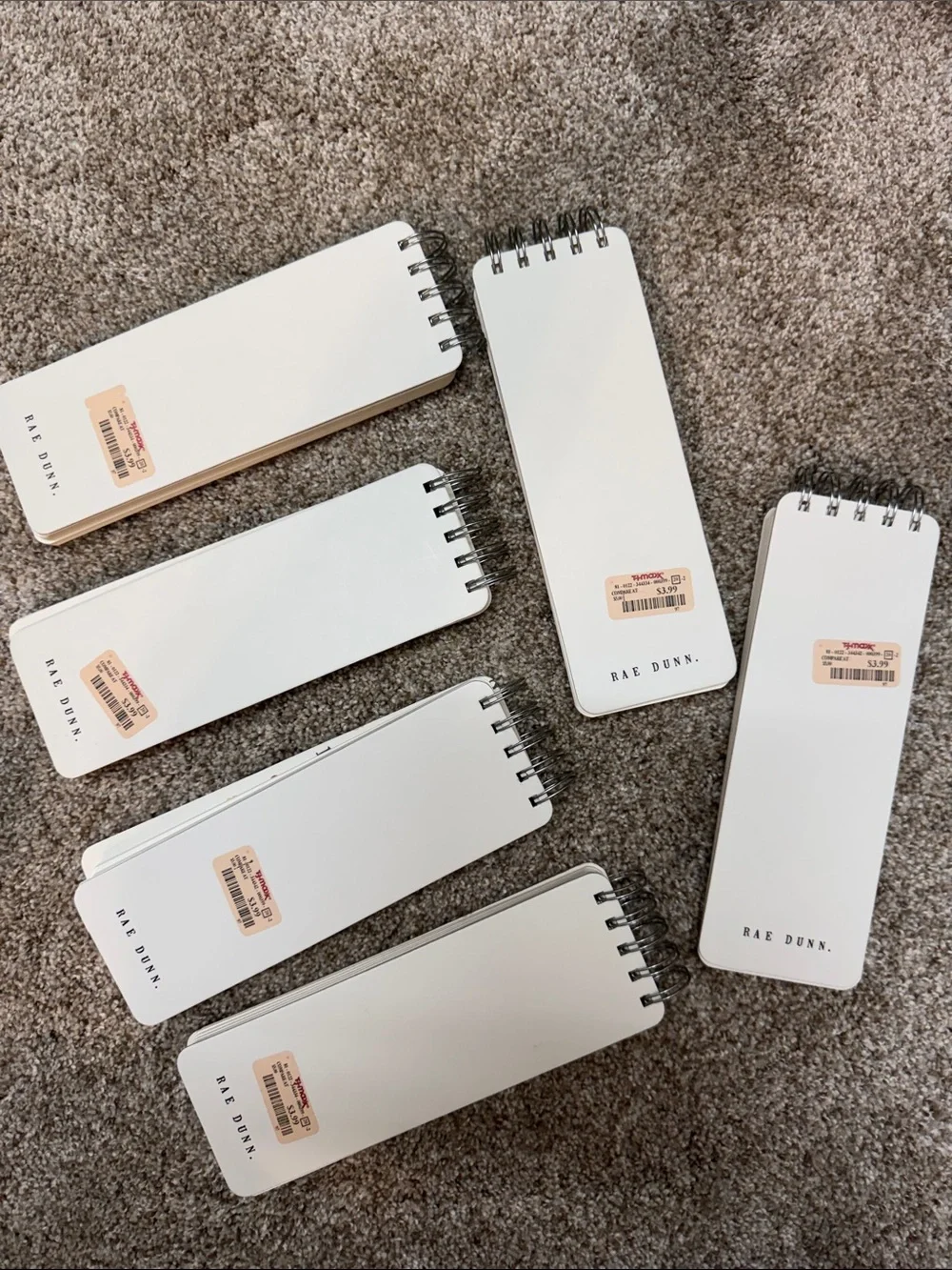 NEW 6 Rae Dunn notepads